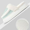 thumbnail image 5 of Luxalzxs Winter Slippers for Women Indoor Outdoor House Slippers Bedroom Furry Fleece Lined Thick-Soled Cotton Slippers Comfy Memory Foam Anti-Skid Home Shoes, 5 of 5