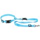 thumbnail image 2 of Hands Free Waist Pet Leash Durable Dog Lead for Pets Running Hiking Jogging Waking (Blue, 2 of 3