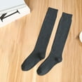 thumbnail image 5 of 2 Pcs Mens Knee High Long Socks Thick Warm Size , Cotton Breathable Black, 5 of 6