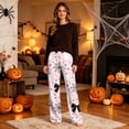 thumbnail image 6 of Satingcolo Halloween Pants for Women Lounge Pajamas Bottom Cute Pjs Fall Active Joggers Halloween Themed Print Pajamas pants, 6 of 8