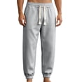 thumbnail image 6 of VEXRO Jogger Pants for Men Casual Loose Fit Elastic Waisted Drawstring with Pockets Soft Fleece Sweatpants, 6 of 8