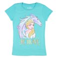 thumbnail image 1 of Disney Girls Frozen II Be Brave Glitter Accent T-Shirt (Large), 1 of 2