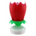 thumbnail image 4 of Upgrade Multicolor Rotating Lotus Cake Candle Electronic Music Candle Birthday Wedding, 4 of 5