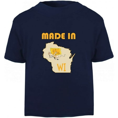 

Made In Wisconsin Cotton Baby Bodysuit One Piece Navy 6 Months