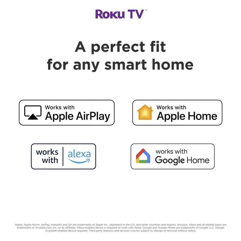  Westinghouse Roku TV - 50 Inch Smart TV, 4K UHD LED TV with  Wi-Fi Connectivity and Mobile App, Flat Screen TV Compatible with Apple  Home Kit, Alexa and Google Assistant (2022