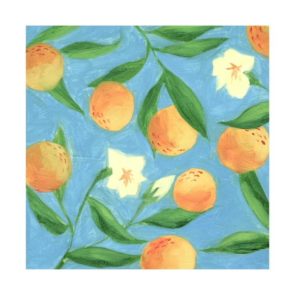 Melissa Wang 'Sweet Tangerine I' Canvas Art