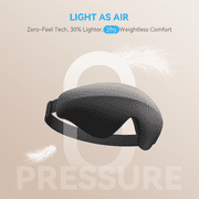 Restnature Sleep Mask, 100% Blackout, Adjustable & Secure Fit, Black Eye Mask for Sleeping