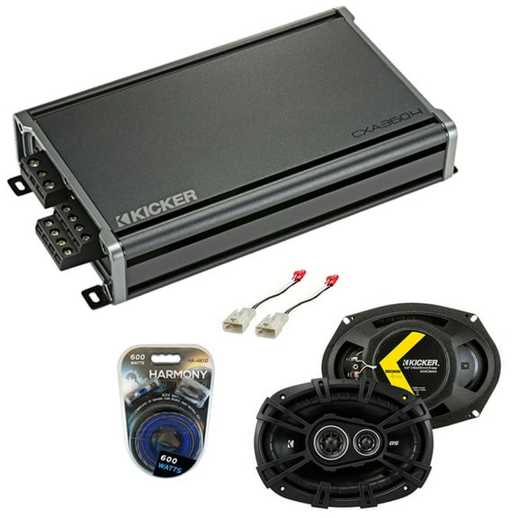 Fits Toyota FJ Cruiser 2007-2014 Factory Speaker Upgrade Kicker DSC693 & CXA3604