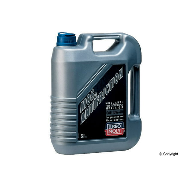 LIQUI MOLY 5L MoS2 Anti-Friction Motor Oil 10W-40 (2043) main image 0
