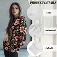 thumbnail image 6 of COEQINE Women's Hoodies Casual Wear Oversized Pullover Sweatshirts Long Sleeves Loose Lightweight Cozy Workout Fashion Y2K Soft Hedgehog and Flowers Fall Winter Outfits Clothes, L, 6 of 7