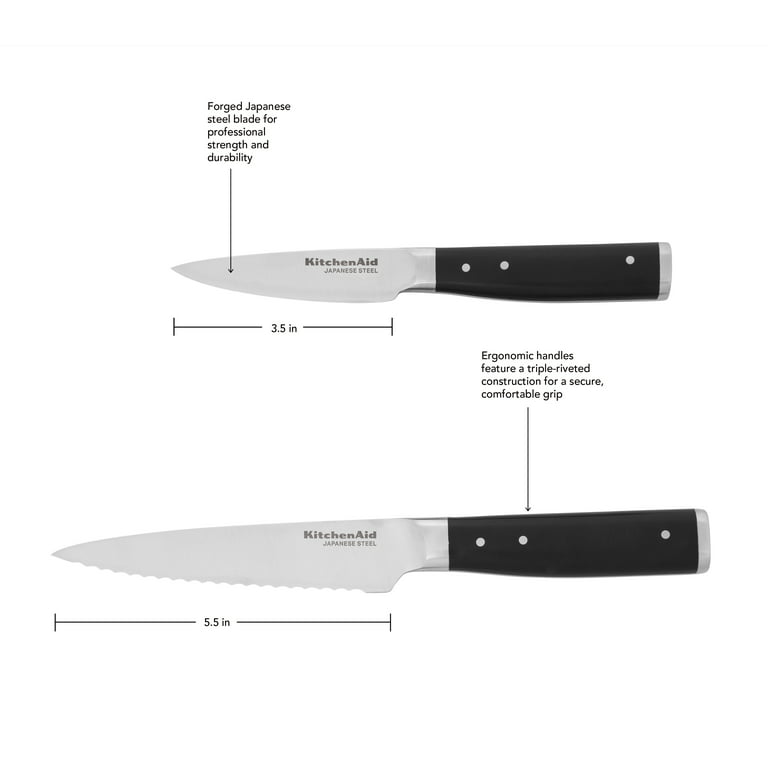 Kitchenaid Gourmet Forged Tripe-Rivet Chef Knife with Blade Cover
