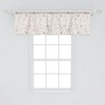 thumbnail image 2 of Ambesonne Vintage Mr Mrs Window Valance, Pastel Wedding Theme, 54" X 18", Ivory, 2 of 3