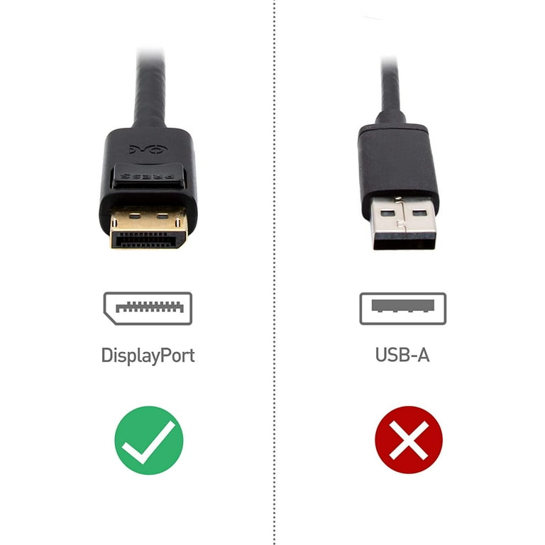 Cable Matters 8K DisplayPort to DisplayPort Cable (DisplayPort 1.4 Cable) with 8K 60Hz Video Resolution and HDR Support - 13 Feet