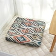 thumbnail image 5 of 22" Boho Style Dutch Velvet Floor Pillow, Square Meditation Cushion for Adults Yoga, 5 of 7