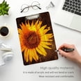 thumbnail image 5 of FMSHPON Sunflower Clipboard Hardboard Wood Nursing Clip Board and Pull for Standard A4 Letter 13x9 inches, 5 of 8