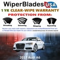 thumbnail image 2 of 2017 Audi A6 Beam Wiper Blades Wipers w/1yr Warranty (Set of 2) (WiperBladesUSA), 2 of 5