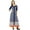 Blue, variant on Bimba Women Blue Anarkali Kurta Kurti Fashionable Long Indian Ethnic Blouse Maxi