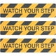 thumbnail image 1 of 3 uds mire su paso cinta de suelo pegatina de advertencia de precaución pegatina de suelo antideslizante cinta de advertencia de suelo, 1 of 6