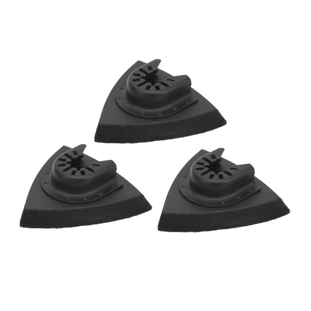LAFGUR Kit de 3 Pcs Tampons de Ponçage Multifonction Oscillants Triangle à Dégagement Rapide, Outil de Ponçage Oscillant