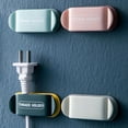 thumbnail image 6 of Joernso Wall-mounted Punch Free Adhesive Plug Hook Cable Holder Charger Cord Organizer, 6 of 8