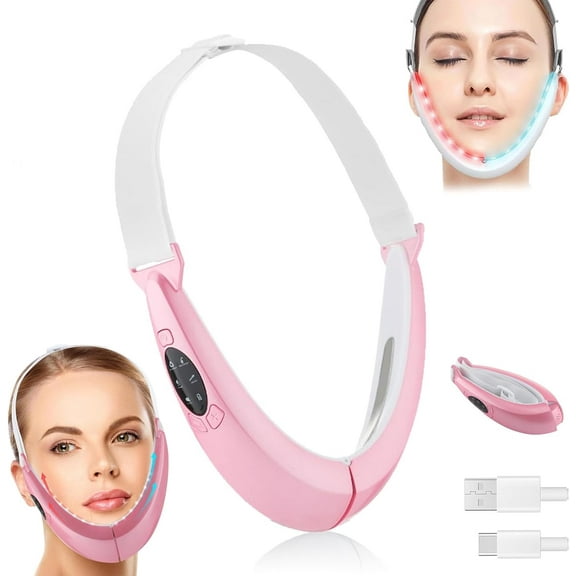 Slimdefine Face Massager - Slimdefine V Face Beauty Device, Double Chin Reducer V Line Face Lifting Machine, Slimdefine Jawline Massager, with 8 Modes & Adjustable Intensities