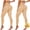 2 Pack Beige, variant on Light Compression Pantyhose 8-15mmHg Graduated Support Tights, Semi-Opaque Footless