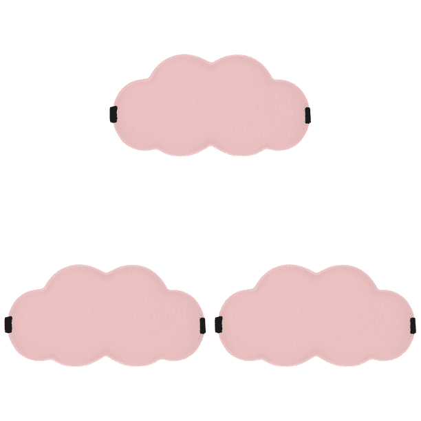 Cloud Eye Mask Sleeping Eye Shade 3D Copa Contorneada para Hombres Mujeres (rosa)