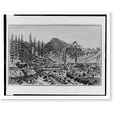 thumbnail image 2 of Historic Framed Print, [View of the mine at Long Gulch], 17-7/8" x 21-7/8", 2 of 9