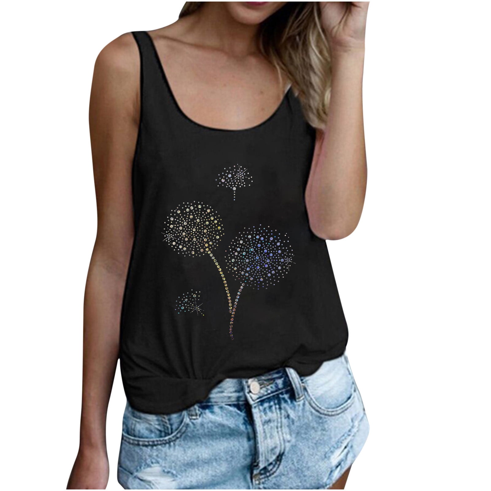 Casual Solid Embroidered Sequins O Neck T-Shirts Casual Solid Embroidered Sequins O Neck T-Shirts
