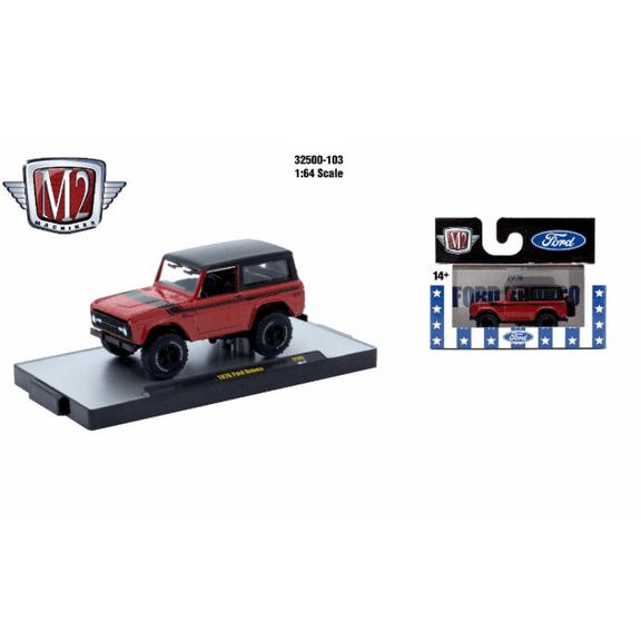 M2 Machines Autothentics Rel 103 1:64 1976 Ford Bronco