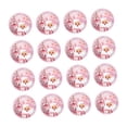 thumbnail image 1 of KLKCMS 16Pcs Christmas Decoration Plates Pink Accessories Tableware for Baby Shower 7 inch, 1 of 9