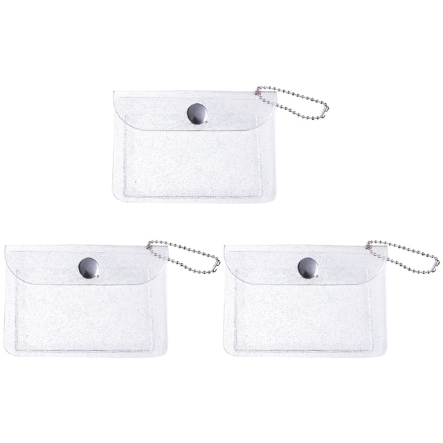 3Pcs Mini bolso Monedero Mujer Cartera Chica Tarjeta Bolsa Paquete de tarjetas Bolsa simple