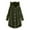 Green, variant on Virmaxy Womens Fashion Sherpa Hoodie Faux Shearling Fleece Cat Ear Hooded Jacket Long Sleeve Open Front Plush Outwear with Pocket Solid Button Side Split Plush Outcoat Olive Green XL