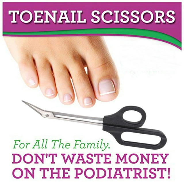 LSLJS Scissors Long Handle Nail Clippers Toenail Toe Ergonomic Care Pedicure Cutter(Black), Home Accessories