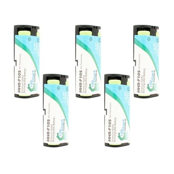 5x Pack - UpStart Battery Uniden BBTG0658001 Battery - Replacement for Uniden Cordless Phone Battery (800mAh, 2.4V, NI-MH)