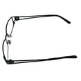 thumbnail image 5 of Jones New York Womens Metal Rectangle Eyeglass Frames, J462, Black, 50mm, 1 Pair, 5 of 6