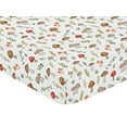 thumbnail image 3 of Sweet Jojo Designs Watercolor Woodland Forest Animals Boy Girl Gender Neutral Unisex Fitted Crib Sheet, 3 of 6