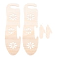 thumbnail image 1 of Miangastore 1 Pair DIY Wooden Knitted Gloves Display Model Hand Woven Gloves Models, 1 of 8