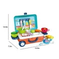 thumbnail image 3 of D Childrens Diy Kitchen Toy Set With Pull Case And Pretend Tools For Role Play Educational Activity Gift For Age 3 To 8 Plastic, 3 of 6