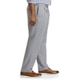 thumbnail image 3 of Waist-Relaxer Pleated Microfiber Pants Light Grey 52 x 30, 3 of 8