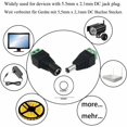 thumbnail image 4 of 5,5 mm x 2,1 mm DC hembra + DC macho adaptador tornillo terminal conector para cámara CCTV SMD 5050 5630 3528 2835 LED Strip u otros dispositivos DC 12V (5 hembra + 5 macho), 4 of 5