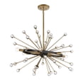 thumbnail image 4 of Ariel 6-Light Oval Chandelier in Como Black with Gold Accents, 4 of 6