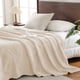 thumbnail image 1 of Herunwer Fleece Throw Blanket Reversible Plush Fluffy Extra Large Big Blanket Lattice Flannel Blankets for Sofa Couch Bed, 1 of 6