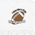 thumbnail image 4 of Inktastic Football Like a Girl Girls Toddler Dress, 4 of 5