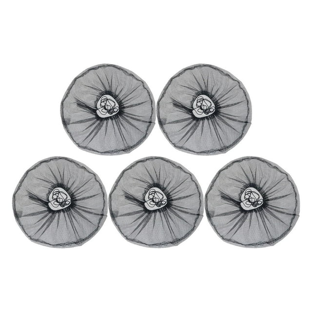 Protector de dedos para ventilador eléctrico, red ligera de poliéster reutilizable, malla protectora para ventiladores de techo. Negro