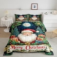 thumbnail image 2 of jejeloiu Cartoon Santa Claus Queen Comforter Set,Merry Christmas Bedding Sets,Xmas Tree Gifts Bedding Comforter Set For Boys Kids,Ultra Soft Home Decor Reversible,3pcs, 2 of 8