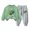 Green, variant on Zwiiyzr 2025 3-10Y Toddler Baby Boy Girl Dinosaur Clothes Warm Fleece Lined Print Long Sleeve Sweatshirt Tops and Pants Winter Fall Clothing Set Blue