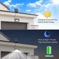 thumbnail image 5 of Luz Solar Exterior 56 LED Focos LED Exterior Solares 2 Paquetes Súper Brillantes IP65 Impermeable foco solar exterior con Sensor de Movimiento Cable de 5m para Jardin Garaje Terraza [Clase de eficienc, 5 of 5