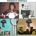 thumbnail image 5 of Shelf Display Wooden Wall Shelf Mushroom Rustic Floating Shelves Dowsing Pendulum Holder Stand Witchy Stuff Storage Display for Hanging Essential Oil Spiritual 7.99x5.91Inch Mixed Color, 5 of 9