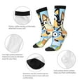 thumbnail image 3 of Netaao Bluey for Socks for Men and Women Non-Slip Middle Tube Socks Casual Crew Socks, 3 of 6
